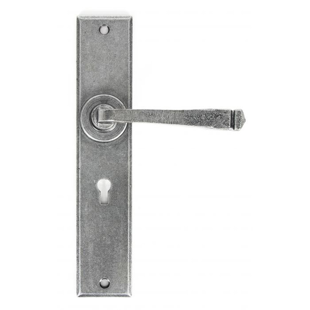 From the Anvil Large Avon Lever Lock Set - Pewter - (Sold in Pairs)